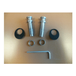 850474 Fixing Kit For Cranked Stainless Feature Handles With Handle To Inside Only